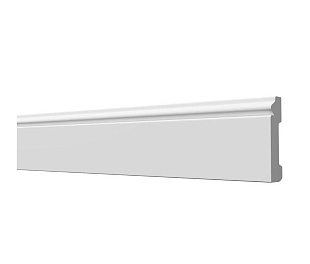 Плинтус напольный Decor Dizayn DD005 фигурный 79х13х3000 мм, упаковка 1 шт