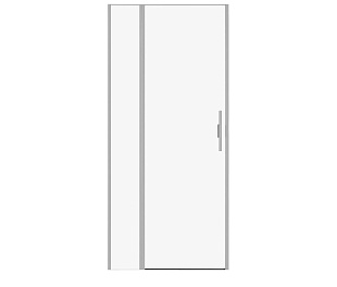 Душевая дверь Allen Brau Priority 90 3.31002.BA серебро браш