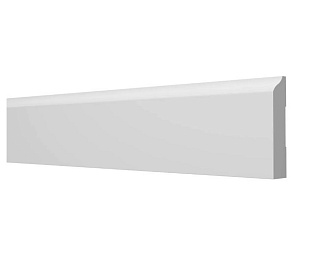 Плинтус напольный Decor Dizayn DD47 гладкий 82х13х2000 мм, упаковка 1 шт