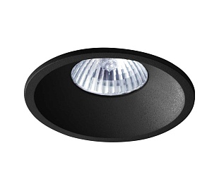 Встраиваемый светодиодный светильник под сменную лампу Pluton DL18412/11WW-R Black