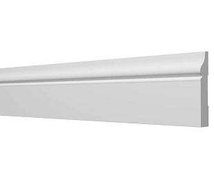 Плинтус напольный Decor Dizayn DD48 фигурный 82х11х2000 мм, упаковка 1 шт