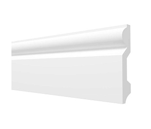 Плинтус напольный Decor Dizayn DD137 фигурный 100х14х2000 мм, упаковка 1 шт